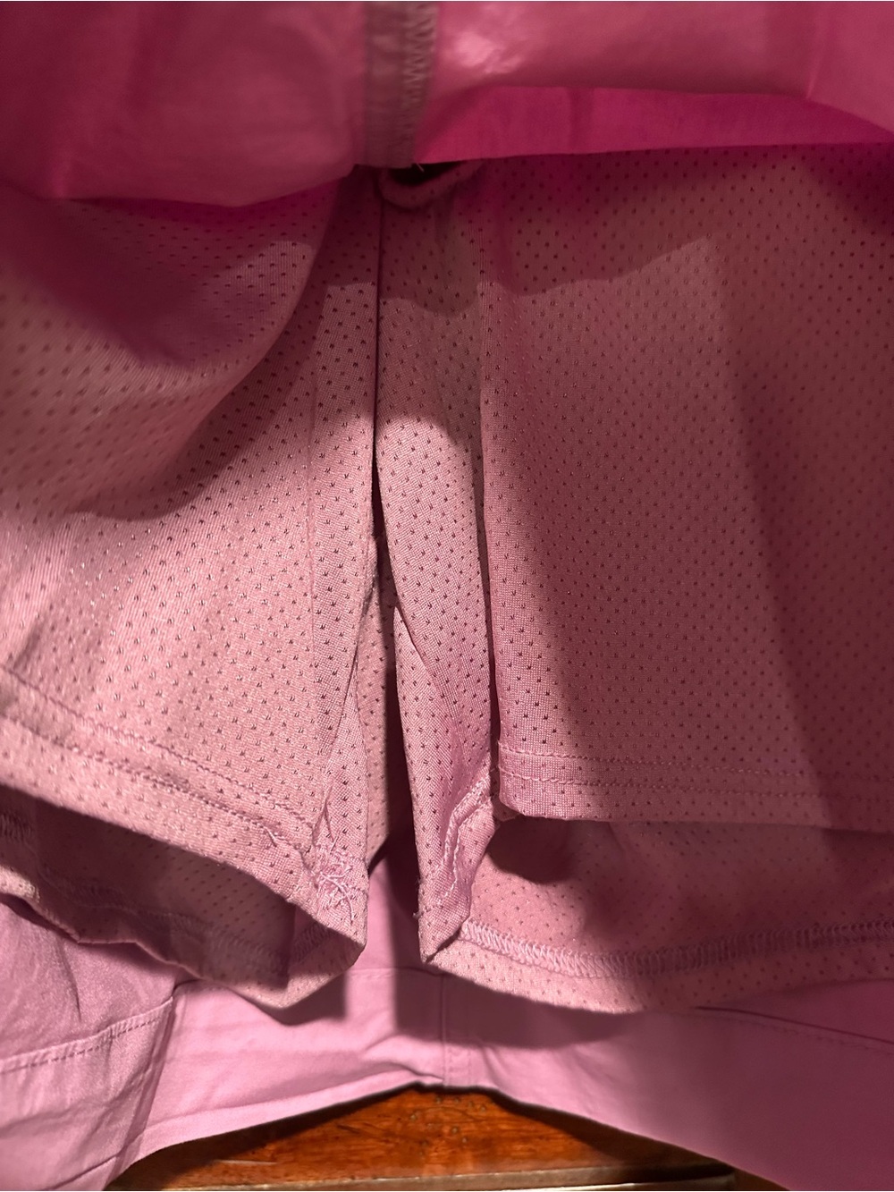 20 Lee SKORT Pink Cotton with attached AIRY SPORT shorts Stretchy & comfortable